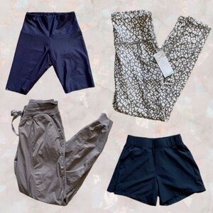 Athletic Wear Bottoms Bundle - Shorts, Leggings, Capris, Joggers